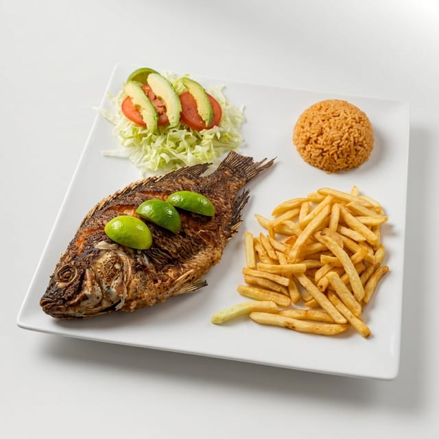 Pescado Frito (Whole Fried Tilapia).