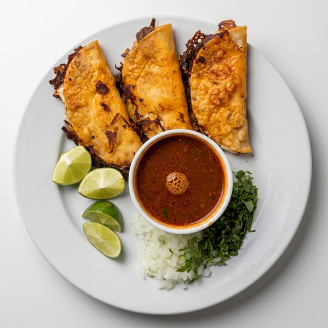 Quesabirrias Plate.