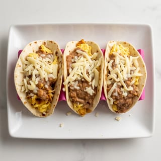 Orden de 3 Tacos de Desayuno (Order of 3 Breakfast Tacos)