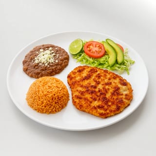 Breaded Beef or Chicken Plate