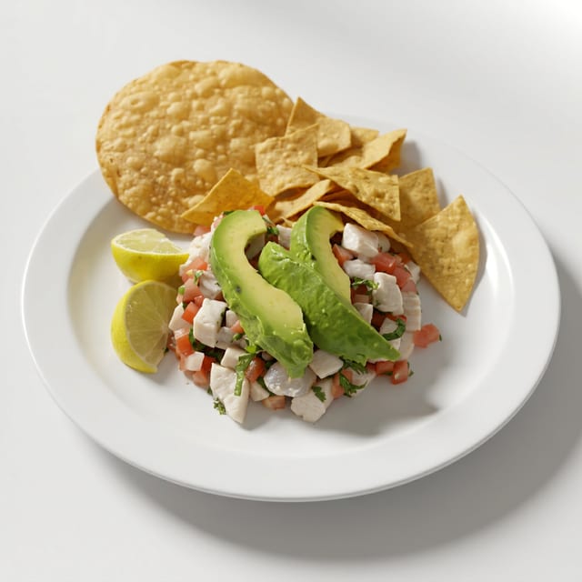 Tostada de Ceviche (Ceviche Tostada).