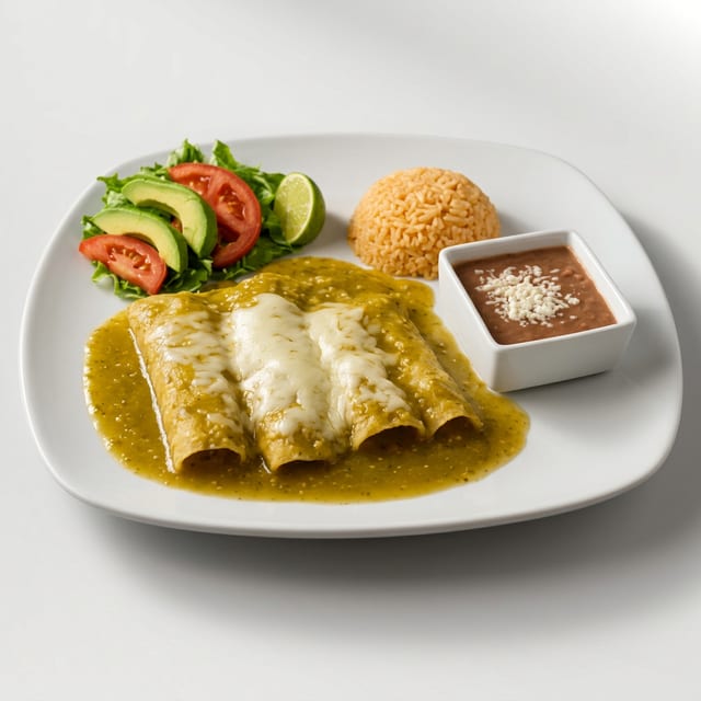 Enchiladas Plate.