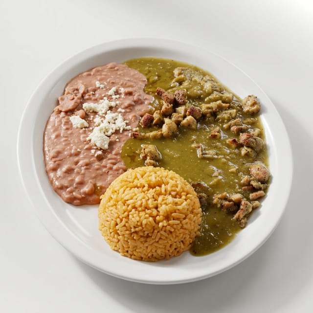 Guiso Verde or Adobo (Green Stew or Adobo) Plate.